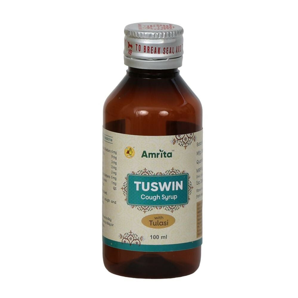 Amrita Tuswin Cough Syrup With Tulasi - Distacart