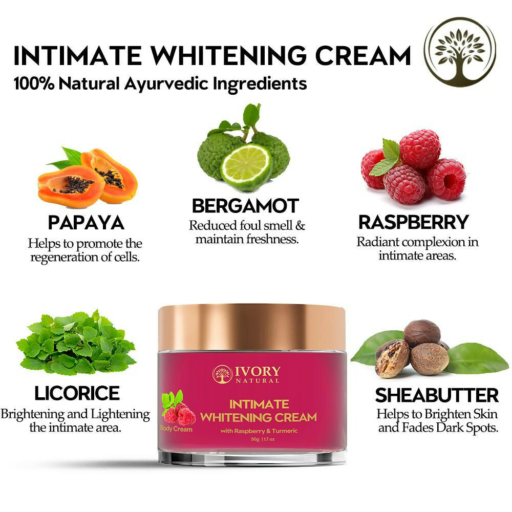 Buy Ivory Natural Intimate Whitening Cream For Lighten Dark Areas ...