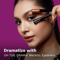 Thumbnail for Pilgrim Metallic Eyeliner Black Scandal, Long Lasting & Smudge Proof Enriched With Argan Oil - Distacart