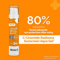 Thumbnail for The Derma Co C-Cinamide Radiance Sunscreen Aqua Gel with SPF 50