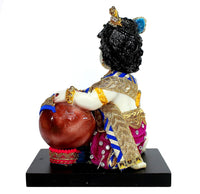 Thumbnail for Esplanade Resin Krishna Makhan Chor Statue - Distacart