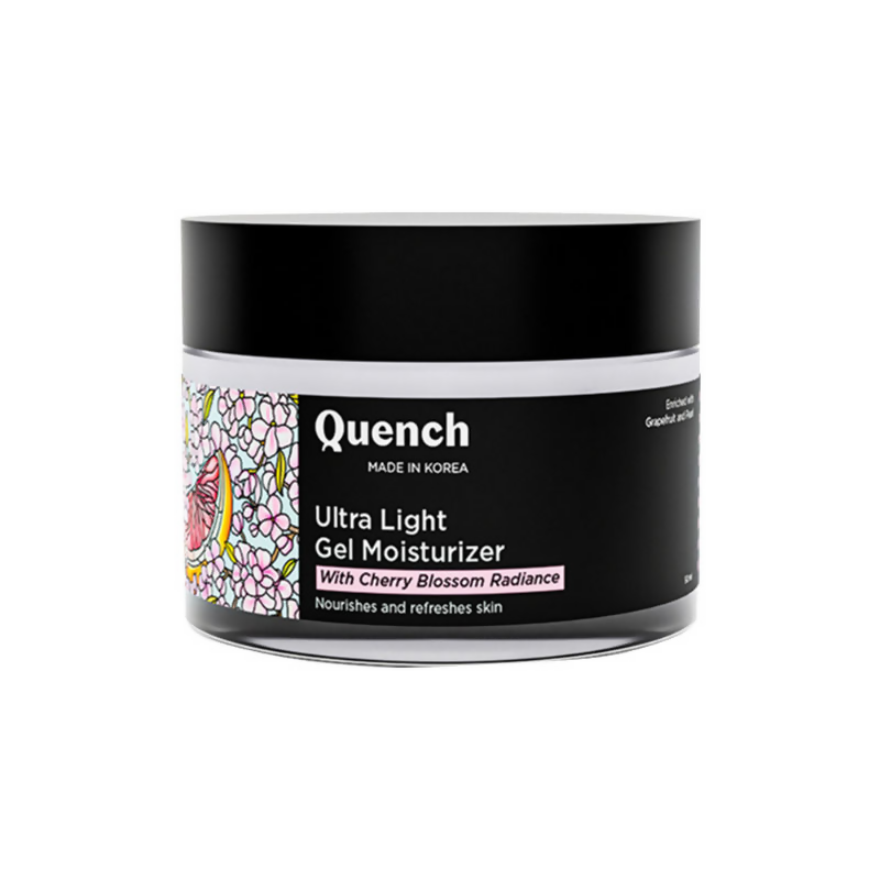 Quench Ultra Light Gel Moisturizer With 2% Niacinamide & Cherry Blossom For Intense Brightening