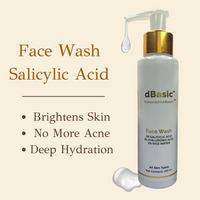 Thumbnail for dBasic Salicylic Acid Face Wash with Rice Water For Acne Prone Skin, Cleanses Pores & Excess Oil - Distacart
