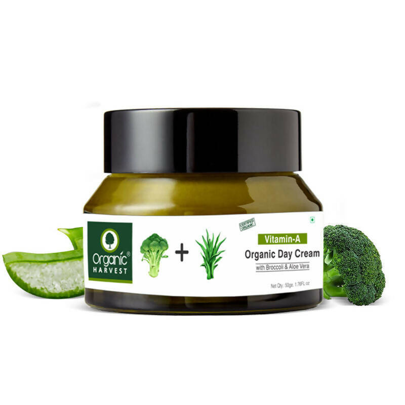 Organic Harvest Vitamin A Organic Day Cream with Broccoli & Aloe Vera