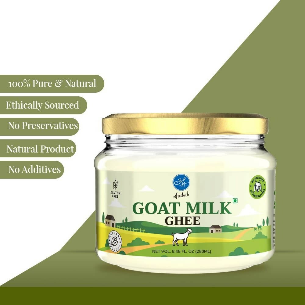 Aadvik A2 Goat Milk Ghee with Ayurvedic Benefits - Distacart