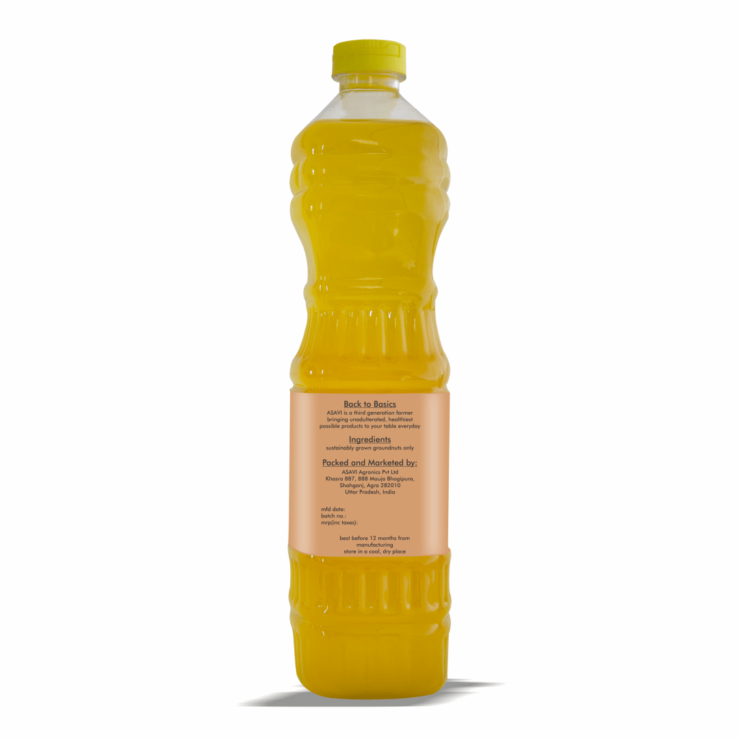 Asavi Cold Pressed Groundnut Oil - Distacart