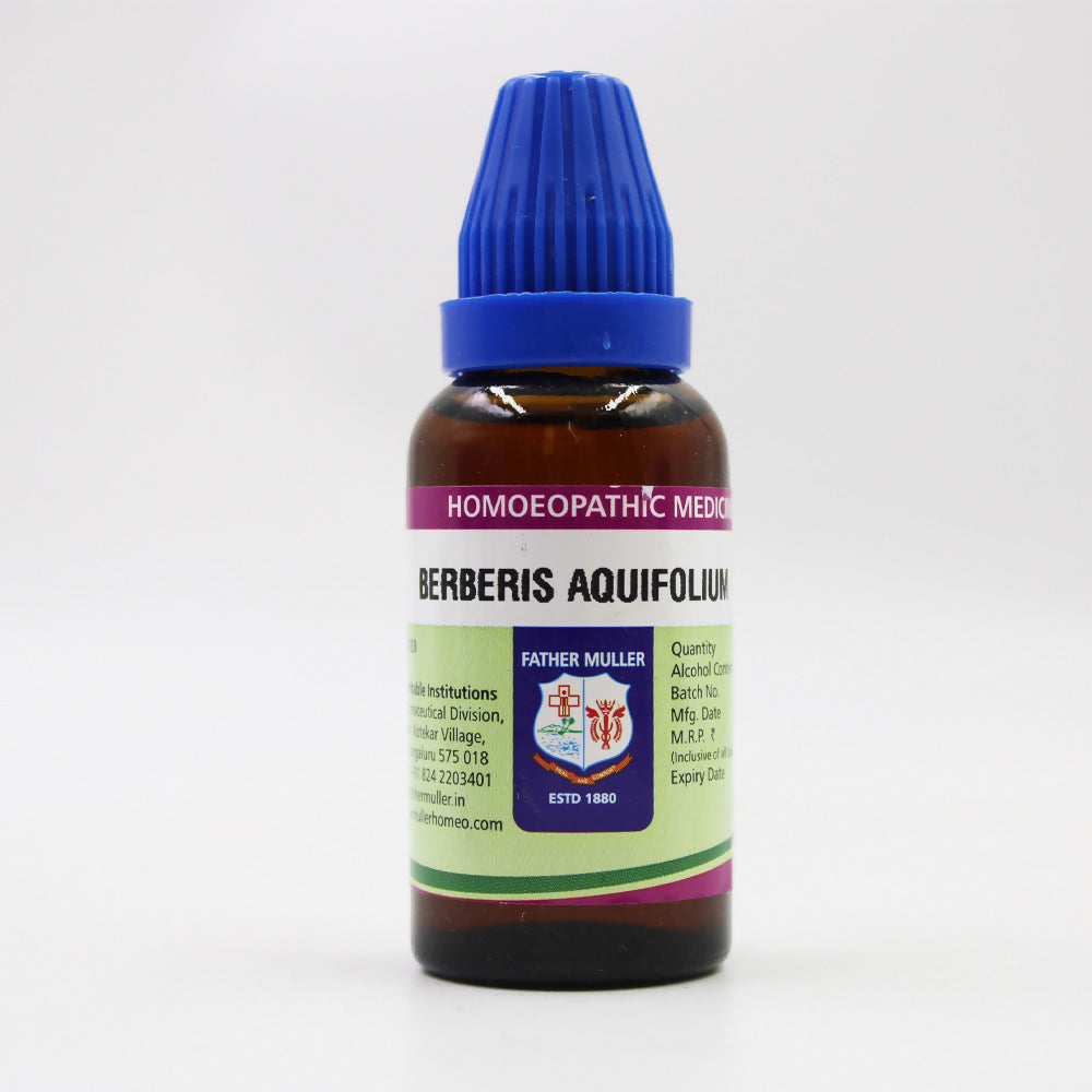 Father Muller Berberis Aquifolium Mother Tincture Q