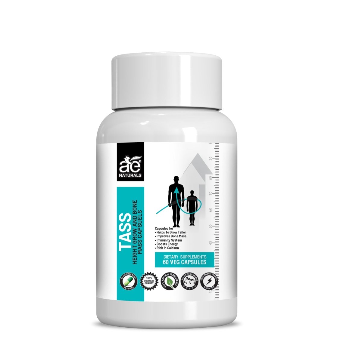 Ae Naturals Tass Height Grow And Bone Mass Capsules - Distacart