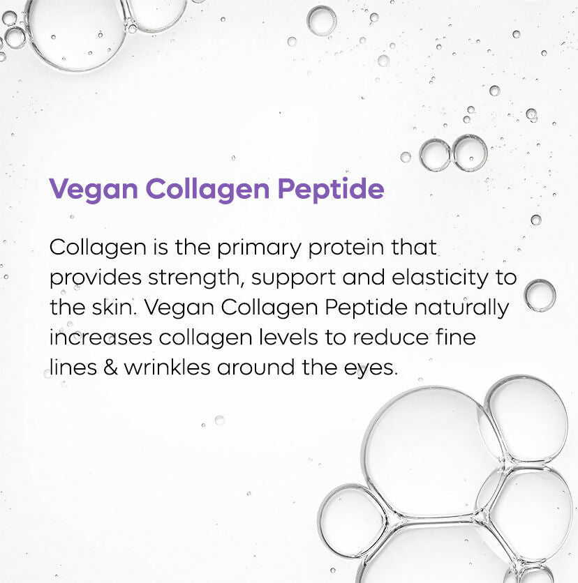 mCaffeine Black Tea Hydrogel Under Eye Patches with Vegan Collagen Peptide - Anti-Ageing