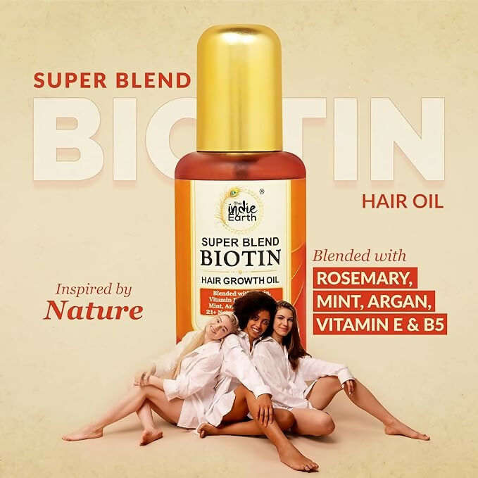 The Indie Earth Rosemary Mint Biotin Hair Oil