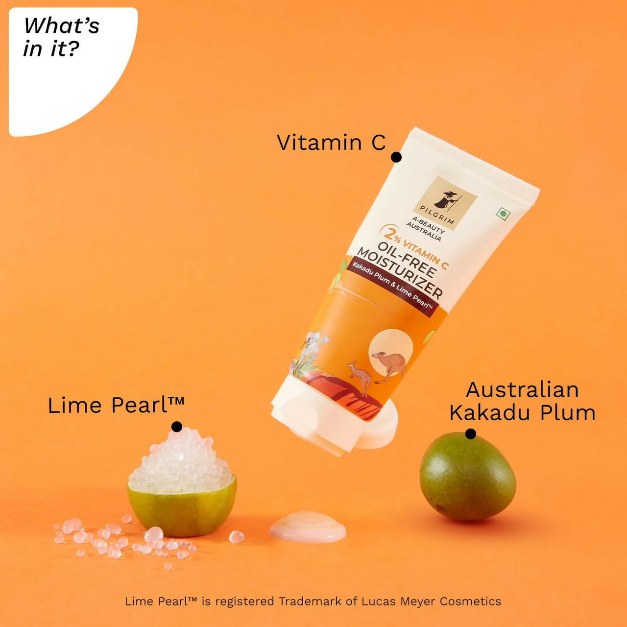 Pilgrim Australian 2% Vitamin C Oil free Moisturizer with Kakadu Plum & Lime Pearl For Oily & Acne Prone Skin - Distacart