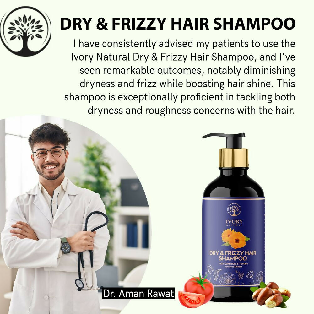 Ivory Natural Dry Rough Hair Shampoo For Dry, Frizzy, Unmanaged Hair - Distacart