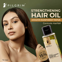 Thumbnail for Pilgrim Amazonian Patua Strengthening Hair Oil With Argan & Avocado Oil For Strong & Silky Hair - Distacart