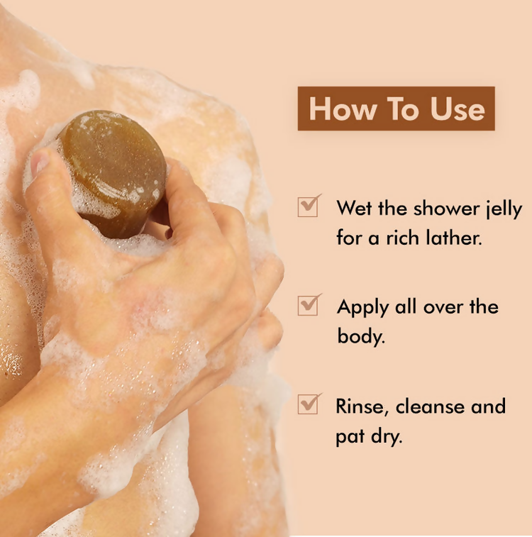 mCaffeine Coffee Bathing Shower Jelly Soap