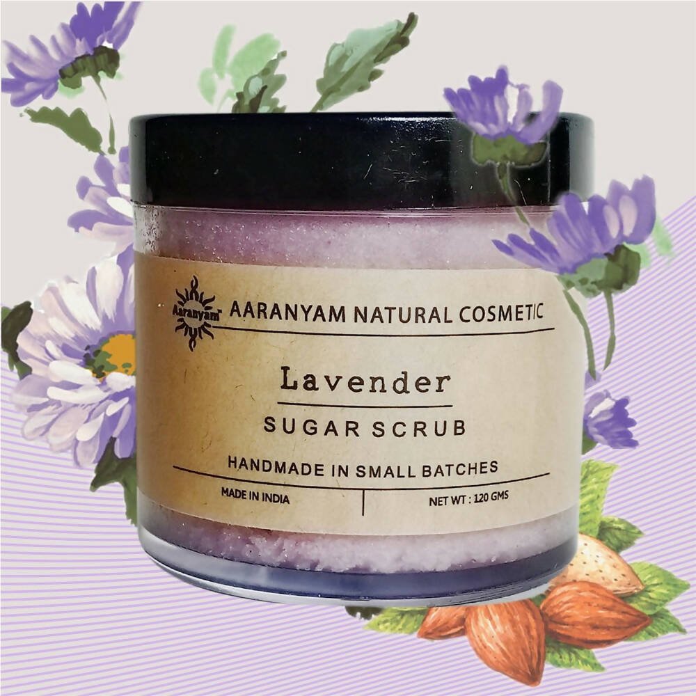 Aaranyam Lavender Sugar Scrub For Face & Body - Distacart