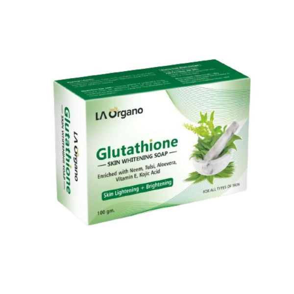LA Organo Glutathione Neem & Tulsi Skin Whitening Soap