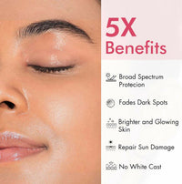 Thumbnail for mCaffeine Clear Glow 1% Kojic Acid, Alpha Arbutin Daily Brightening Sunscreen