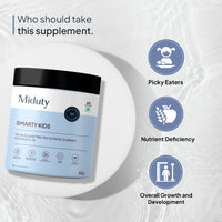 Thumbnail for Miduty by Palak Notes Smarty Kids Multivitamin Gummies - Distacart