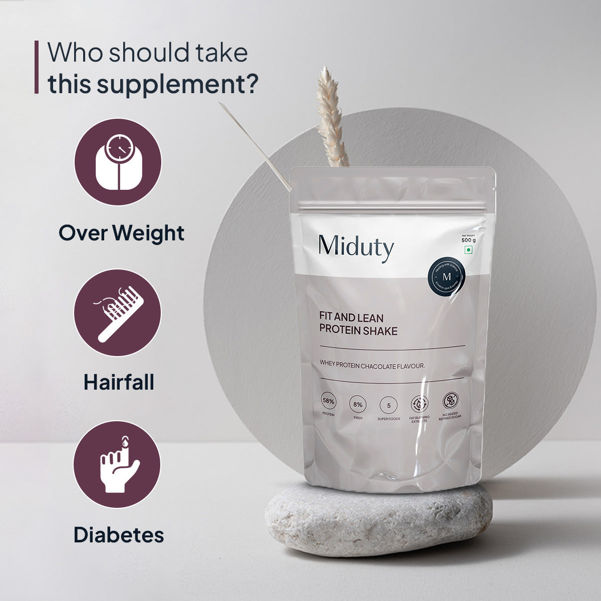 Miduty by Palak Notes Fit & Lean Protein Shake - Distacart