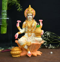 Thumbnail for Shri balaji craft Marble Lakshmi Ji Sculpture for Pooja Room - Distacart