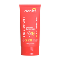 Thumbnail for Clensta Red Aloe Vera Ultra Matte Sunscreen SPF 50