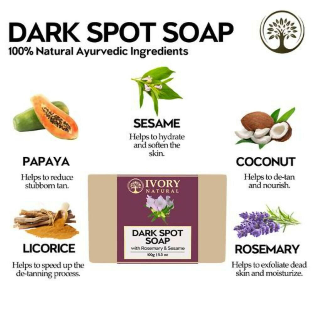 Ivory Natural Dark Spot Soap - Even Toned Skin With Soft Rich Skin