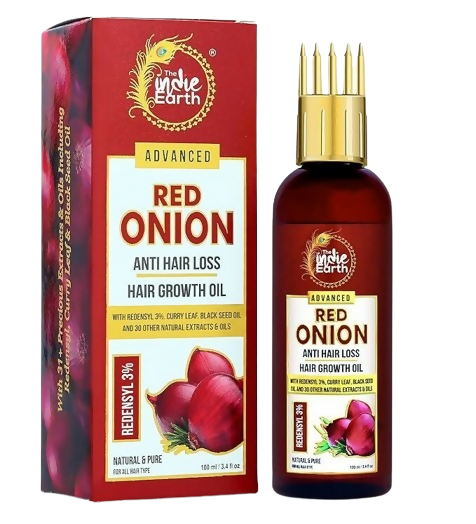 The Indie Earth Advanced 3% Redensyl Red Onion Anti Hair Loss & Hair Growth Oil