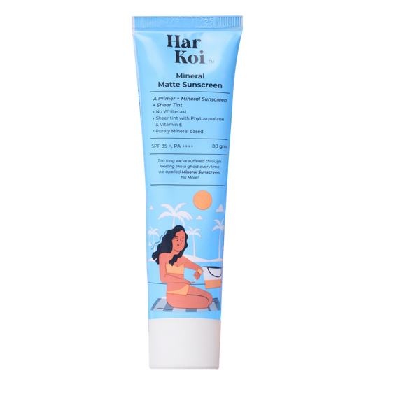 The Harkoi Mineral Matte Sunscreen - SPF 35 - Shade #2