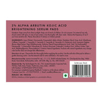 Thumbnail for mCaffeine Clear Glow 2% Alpha Arbutin Kojic Acid Brightening Serum Pads