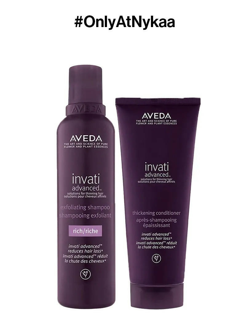 Aveda Invati Rich 2 Step Routine - Shampoo & Conditioner Combo - Distacart
