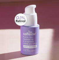 Thumbnail for mCaffeine 0.1% Retinol & Black Tea Complex Under Eye Serum
