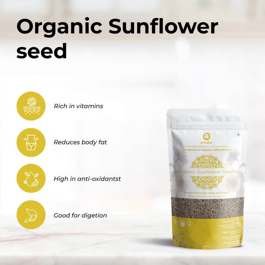 Anveshan Organic Raw Sunflower Seeds