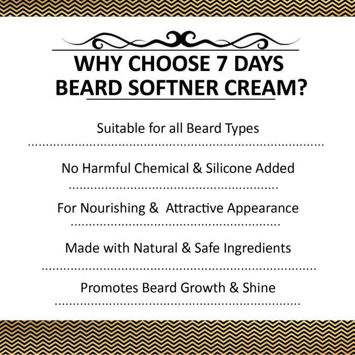 7 Days Beard Softener Cream - Distacart