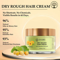 Thumbnail for Ivory Natural Dry Frizzy Hair Cream - Detangles Hair, Manages Frizz And Scalp Dryness - Distacart