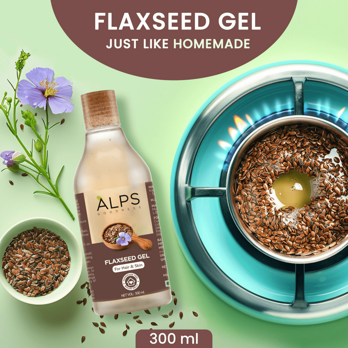 Alps Goodness Flaxseed Gel For Hair & Skin