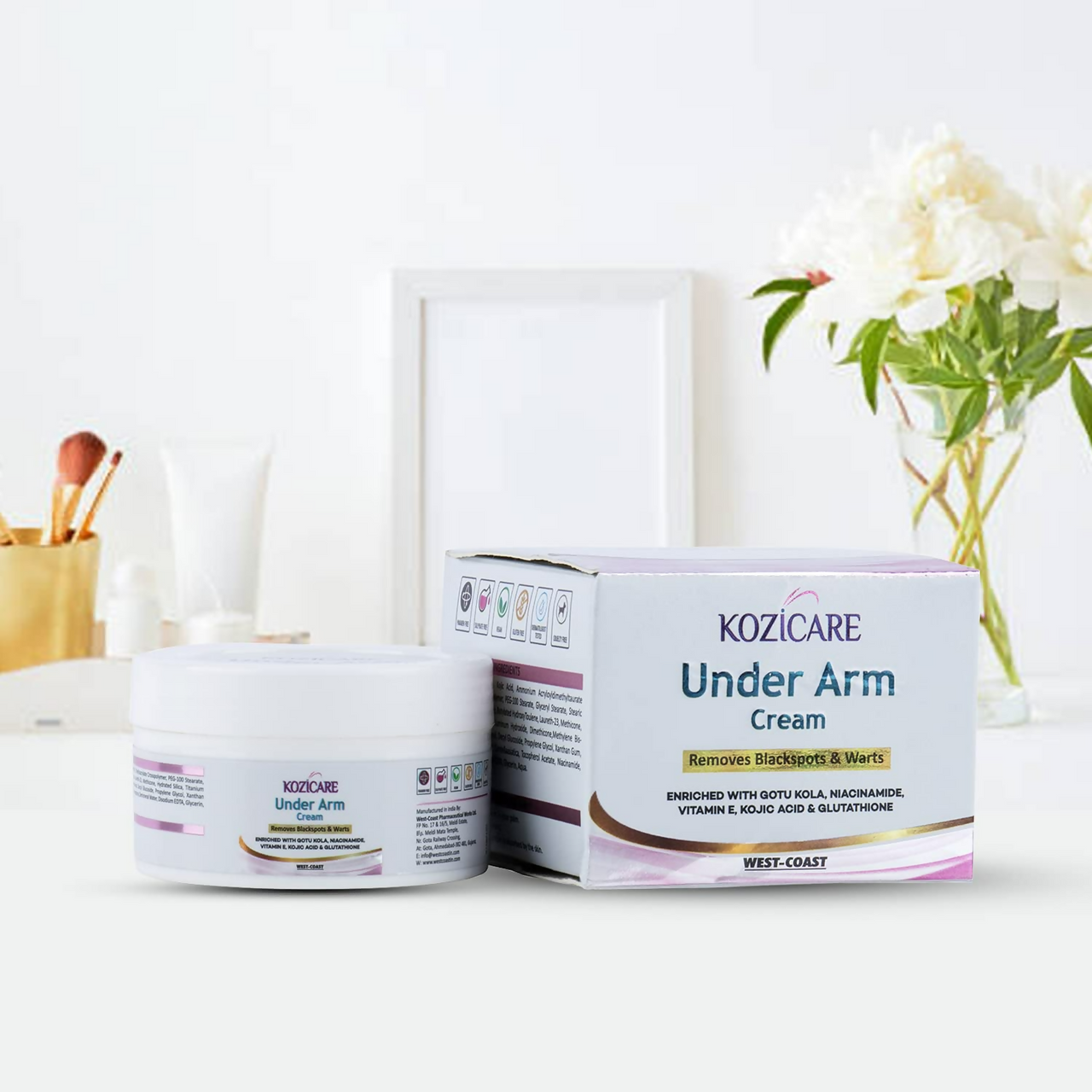 Healthvit Kozicare Under Arm Cream For Remove Black Spots & Warts