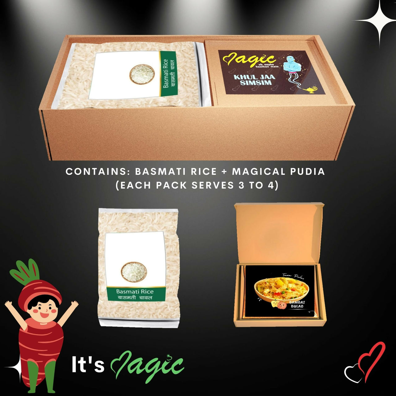 Sanskriti Magic Masala Tawa Pulao Fresh Ready to cook All-in-One Kit