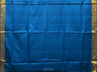 Thumbnail for Blue Uppada Silk Handloom Saree with All Over Grill Design - Global Threads - Distacart