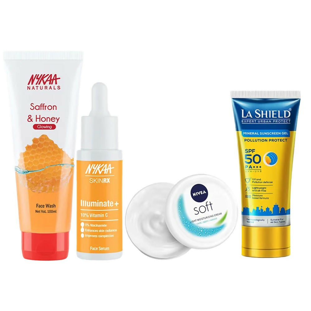 Dista CSMS (Cleanser, Serum, Moisturizer, Sunscreen) Glow Combo