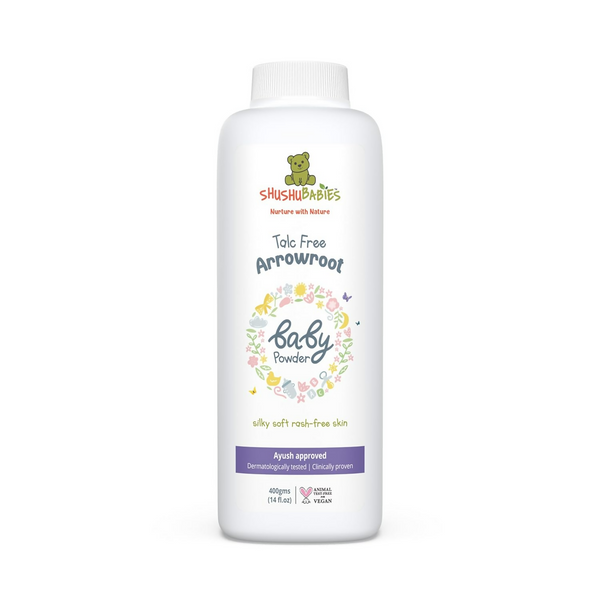 ShuShu Babies Talc Free Baby Powder with Arrowroot Extracts (under 0-3 Years Baby)