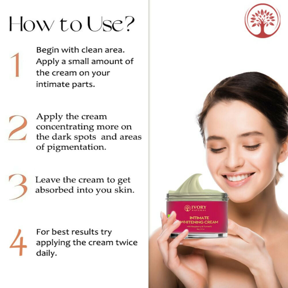 Ivory Natural Intimate Whitening Cream For Lighten Dark Areas, Inner Thigh - Distacart