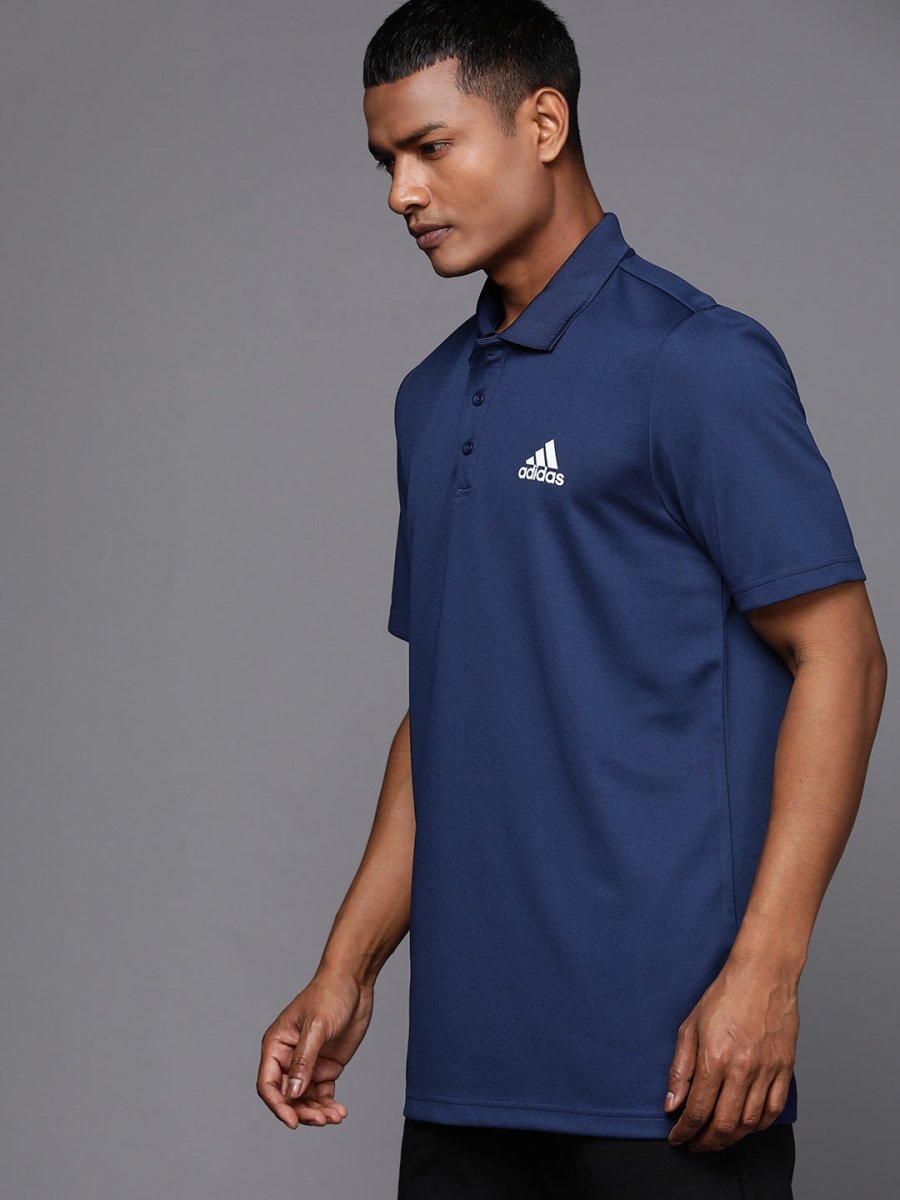 Adidas Aeroready D2M Printed Polo Collar T-shirt - Distacart