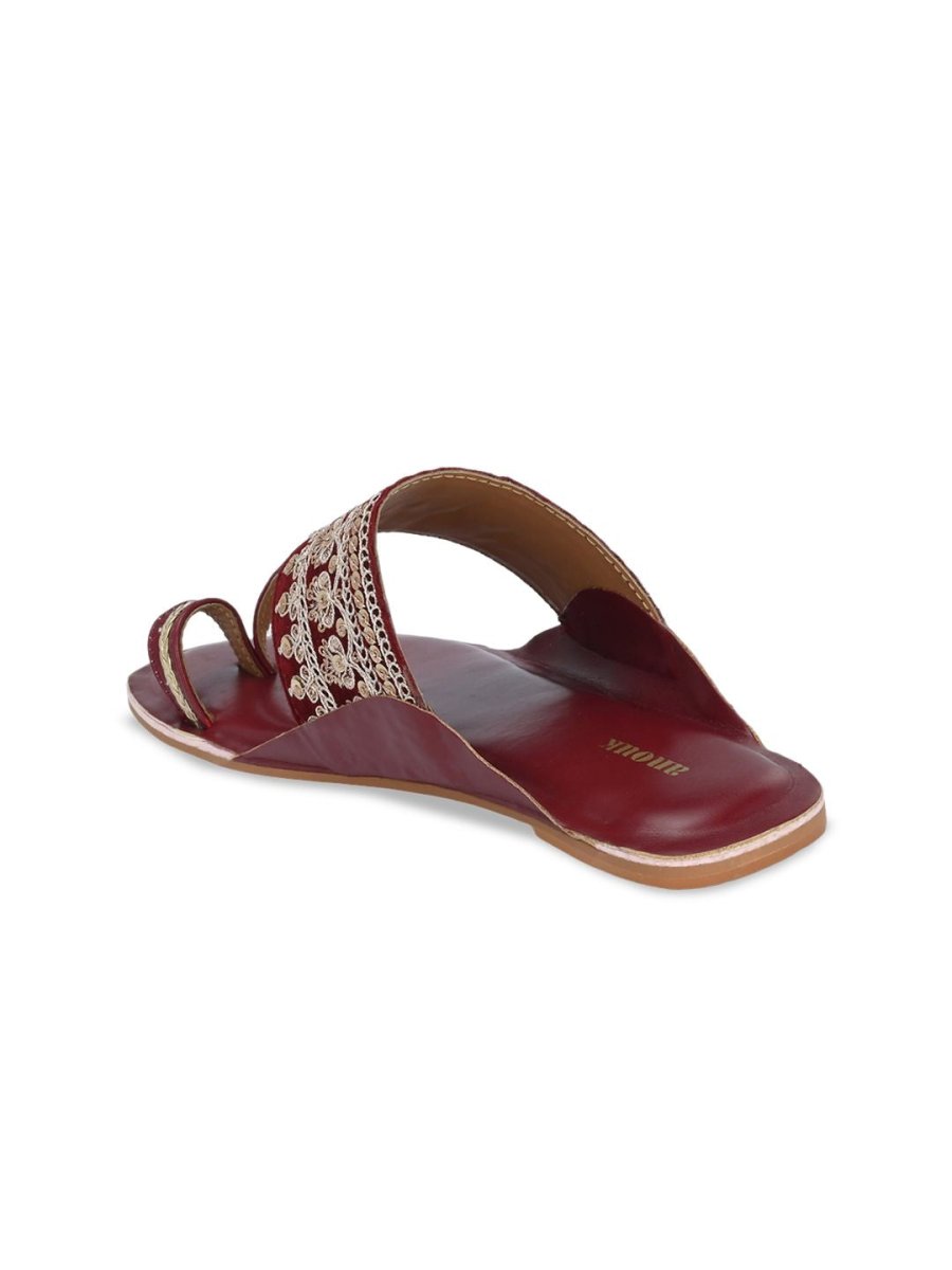 Anouk Women Ethnic - Embellished One Toe Flats