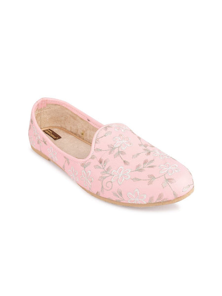 DESI COLOUR Men Embroidered Loafers