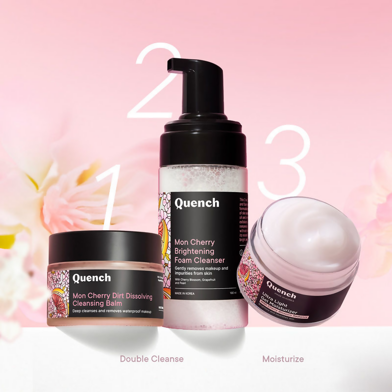 Quench Ultra Light Gel Moisturizer With 2% Niacinamide & Cherry Blossom For Intense Brightening