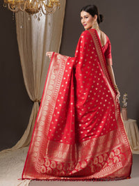 Thumbnail for Anouk Floral Zari Banarasi Saree - Distacart