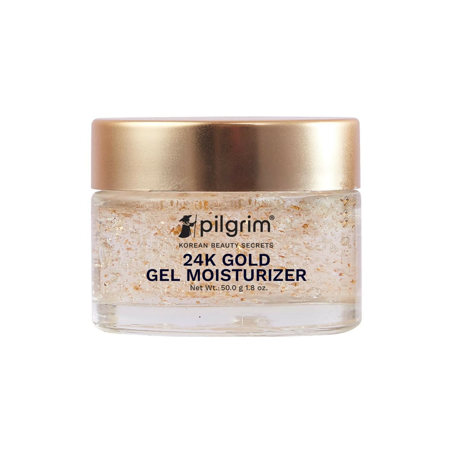 Pilgrim 24k Gold Gel Moisturizer, Reduces Dark Spots, Gives Luxurious Glow, Non-greasy - Distacart