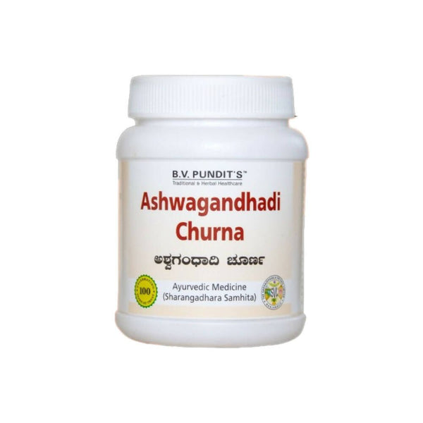 B V Pundit's Ashwagandhadi Churna - Distacart