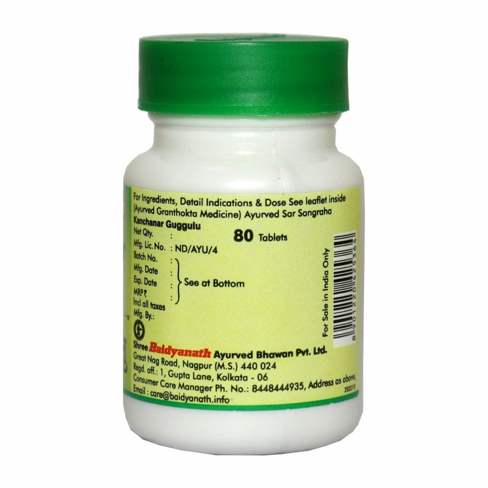 Baidyanath Kanchnar Guggulu Tablets - Distacart