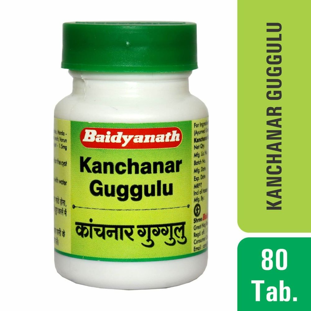 Baidyanath Kanchnar Guggulu Tablets - Distacart